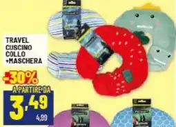 Risparmio Casa Travel cuscino collo +maschera offerta