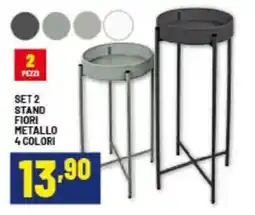 Risparmio Casa Set 2 stand fiori metallo offerta