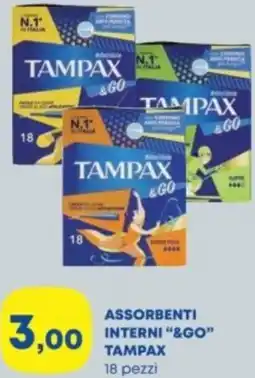 Panorama Assorbenti interni "&go" TAMPAX offerta