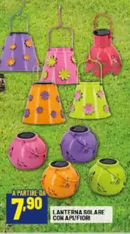 Risparmio Casa Lanterna solare con api/fiori offerta