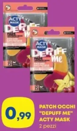 Panorama Patch occhi "depuff me" ACTY MASK offerta