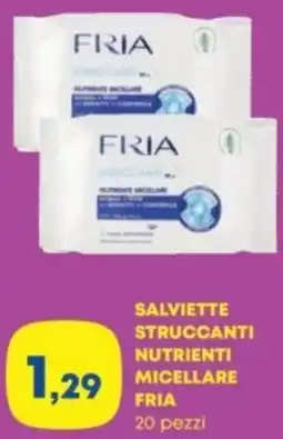 Panorama Salviette struccanti nutrienti micellare FRIA offerta