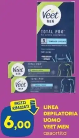 Panorama Linea depilatoria uomo VEET MEN offerta