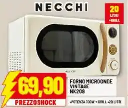 Risparmio Casa NECCHI FORNO MICROONDE VINTAGE NK208 offerta