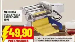 Risparmio Casa Ariete MACCHINA PERLA PASTA PASTAMATIC 1593 offerta