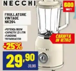 Risparmio Casa NECCHI FRULLATORE VINTAGE NK264 offerta