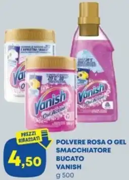 Panorama Polvere rosa o gel smacchiatore bucato VANISH offerta
