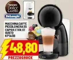 Risparmio Casa Delonghi macchina caffe piccolo neraxs capsule dolce gusto KP1A3B offerta