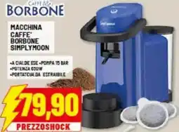 Risparmio Casa Caffe macchina caffe' borbone simplymoon offerta