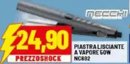 Risparmio Casa NECCHI PIASTRA LISCIANTE A VAPORE 50W NC692 offerta