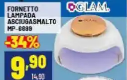 Risparmio Casa Glam fornetto lampada asciugasmalto MP-6689 offerta