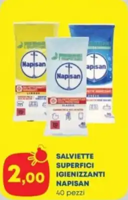 Panorama Salviette superfici igienizzanti NAPISAN offerta