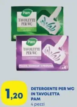 Panorama Detergente per wc in tavoletta PAM offerta