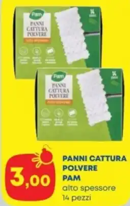 Panorama Panni cattura polvere PAM offerta
