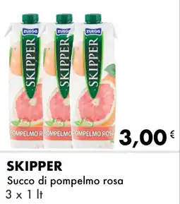 Iper Tosano SKIPPER Succo di pompelmo rosa offerta