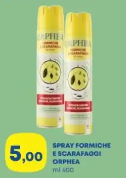 Panorama Spray formiche e scarafaggi ORPHEA offerta