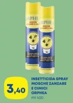 Panorama Insetticida spray mosche zanzare e cimici ORPHEA offerta