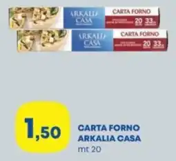 Panorama Carta forno ARKALIA CASA mt 20 offerta
