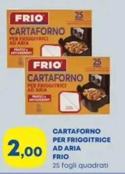 Panorama Cartaforno per friggitrice ad aria FRIO offerta