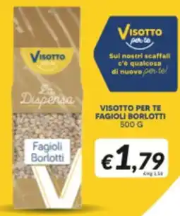 Supermercati Visotto Visotto per te fagioli borlotti offerta