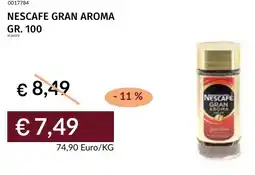 Prezzemolo e Vitale Nescafe gran aroma offerta