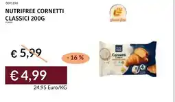 Prezzemolo e Vitale Nutrifree cornetti classici offerta