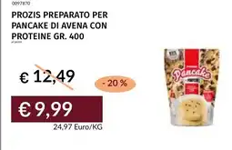 Prezzemolo e Vitale Prozis preparato per pancake di avena con proteine offerta