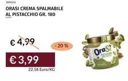 Prezzemolo e Vitale Orasi crema spalmabile al pistacchio offerta