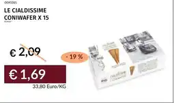 Prezzemolo e Vitale Le cialdissime coniwafer x 15 offerta