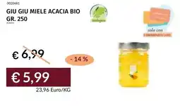 Prezzemolo e Vitale Giu giu miele acacia bio offerta