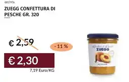 Prezzemolo e Vitale Zuegg confettura di pesche offerta