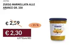 Prezzemolo e Vitale Zuegg marmellata alle arance offerta