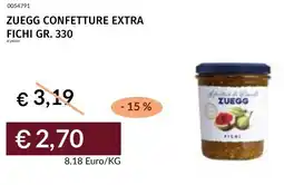 Prezzemolo e Vitale Zuegg confetture extra fichi offerta