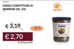 Prezzemolo e Vitale Zuegg confettura ai marroni offerta
