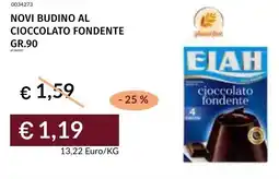 Prezzemolo e Vitale Elah novi budino al cioccolato fondente offerta