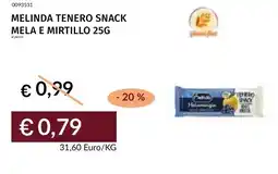 Prezzemolo e Vitale Melinda tenero snack mela e mirtillo offerta