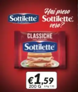 Supermercati Visotto Sottilette classiche offerta