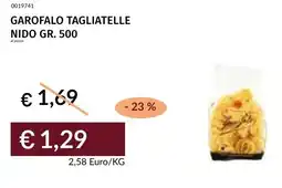 Prezzemolo e Vitale Garofalo tagliatelle nido offerta
