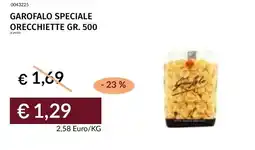 Prezzemolo e Vitale Garofalo speciale orecchiette offerta