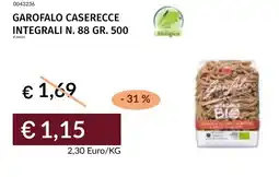 Prezzemolo e Vitale Garofalo caserecce integrali N. 88 offerta