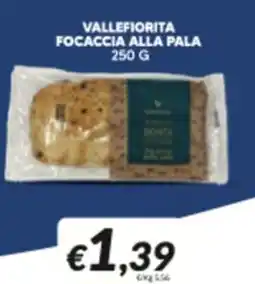 Supermercati Visotto Vallefiorita focaccia alla pala offerta