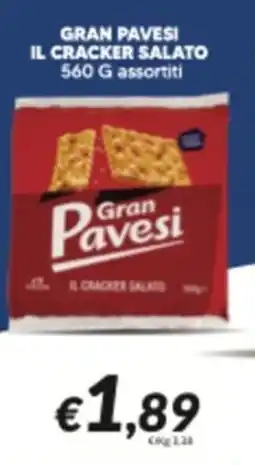 Supermercati Visotto Gran pavesi il cracker salato offerta