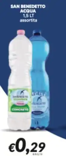 Supermercati Visotto San benedetto acqua offerta