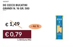 Prezzemolo e Vitale De cecco bucatini grandi N. 16 offerta