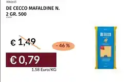 Prezzemolo e Vitale De cecco mafaldine N.2 offerta