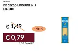 Prezzemolo e Vitale De cecco linguine N. 7 offerta