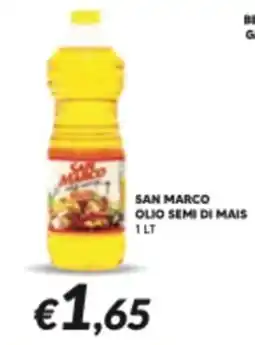 Supermercati Visotto San marco olio semi di mais offerta