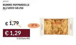 Prezzemolo e Vitale Rummo pappardelle all'uovo offerta