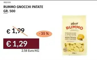 Prezzemolo e Vitale Rummo gnocchi patate offerta