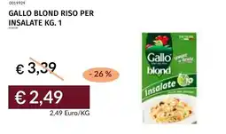Prezzemolo e Vitale Gallo blond riso per insalate offerta